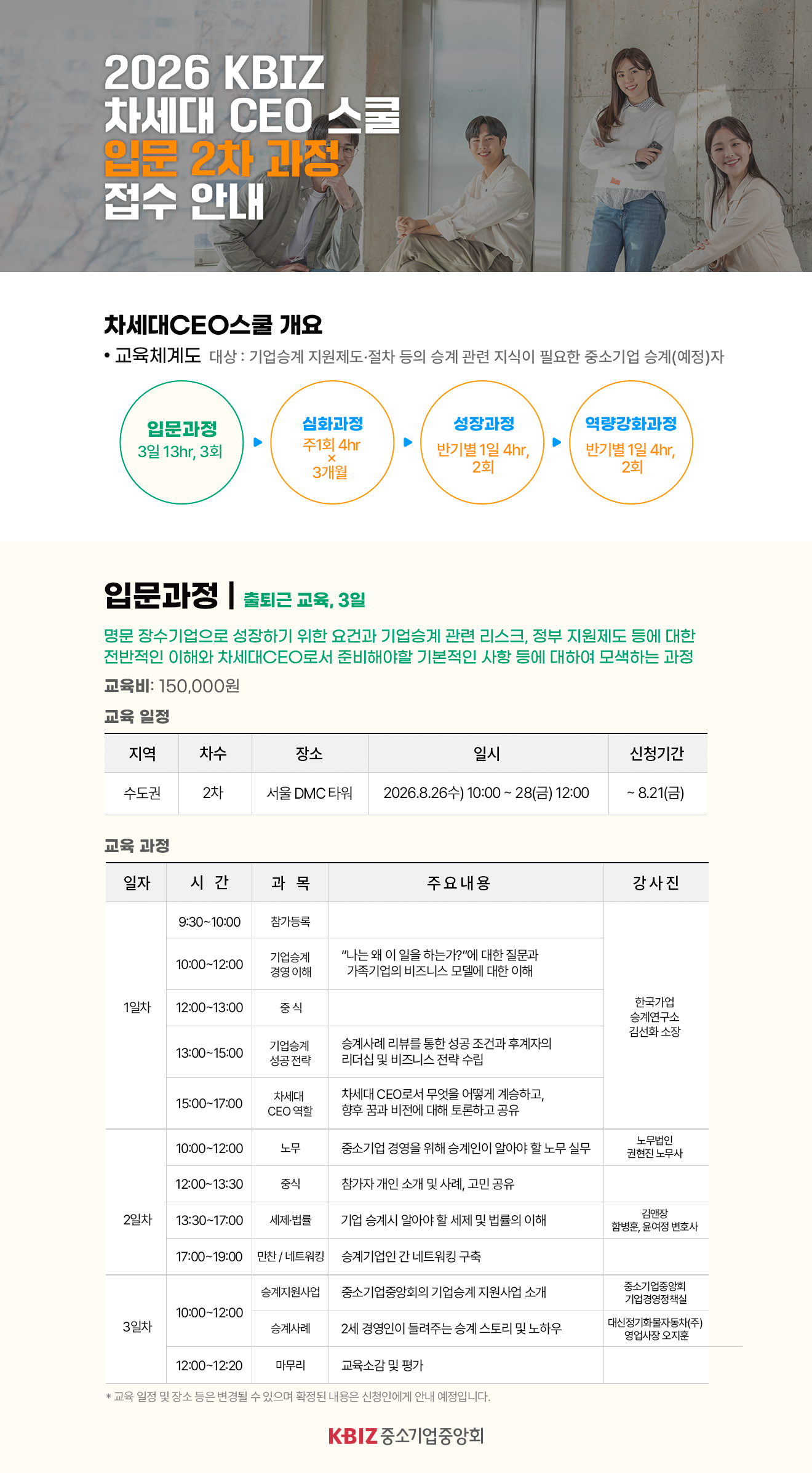 차세대CEO스쿨 입문과정 수도권 2차